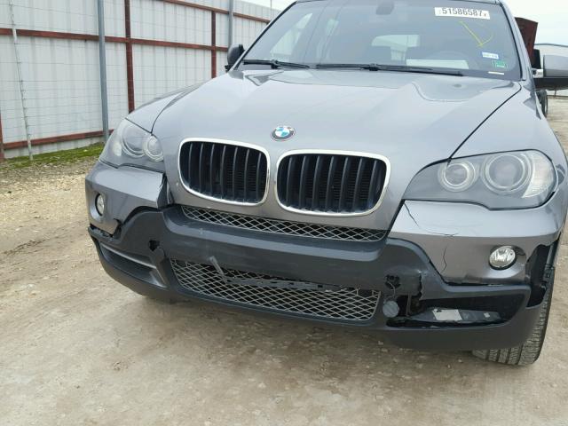 5UXFE43558L021784 - 2008 BMW X5 3.0I SILVER photo 9