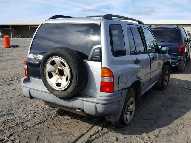 2CNBJ734246904745 - 2004 CHEVROLET TRACKER ZR SILVER photo 4