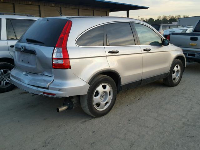 5J6RE3H35BL037582 - 2011 HONDA CR-V LX GRAY photo 4