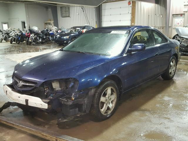 19UYA42463A011558 - 2003 ACURA 3.2CL BLUE photo 2