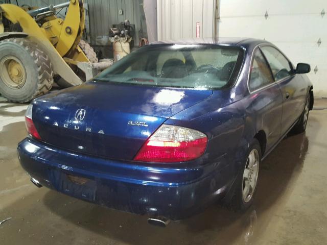 19UYA42463A011558 - 2003 ACURA 3.2CL BLUE photo 4