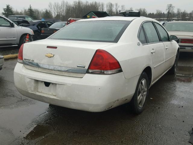 2G1WB58K789230118 - 2008 CHEVROLET IMPALA LS WHITE photo 4