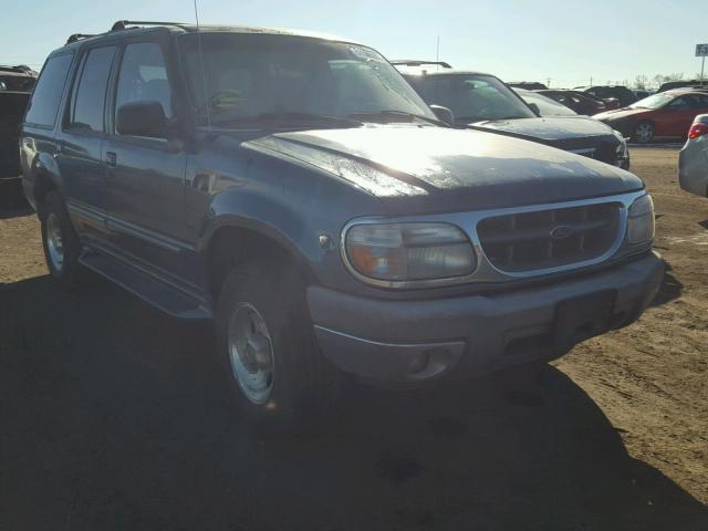 1FMZU73E9YZA55383 - 2000 FORD EXPLORER X BLUE photo 1