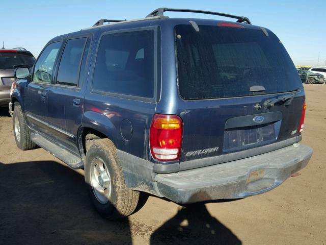 1FMZU73E9YZA55383 - 2000 FORD EXPLORER X BLUE photo 3