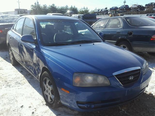 KMHDN46D06U205111 - 2006 HYUNDAI ELANTRA GL BLUE photo 1