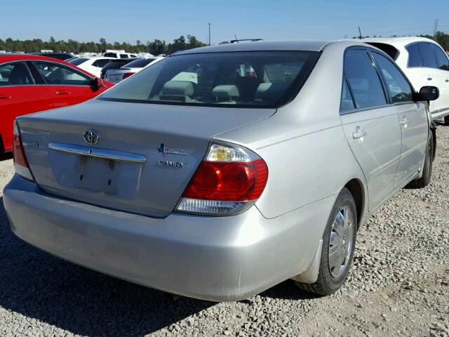 4T1BE32K85U008997 - 2005 TOYOTA CAMRY LE ვერცხლისფერი ფოტო 4