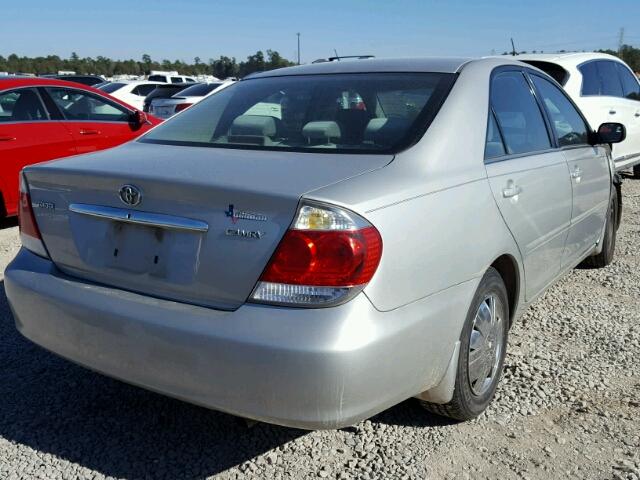 4T1BE32K85U008997 - 2005 TOYOTA CAMRY LE SILVER photo 4