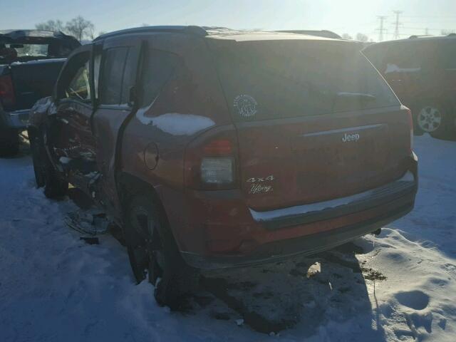 1C4NJDBB8FD108330 - 2015 JEEP COMPASS SP RED photo 3