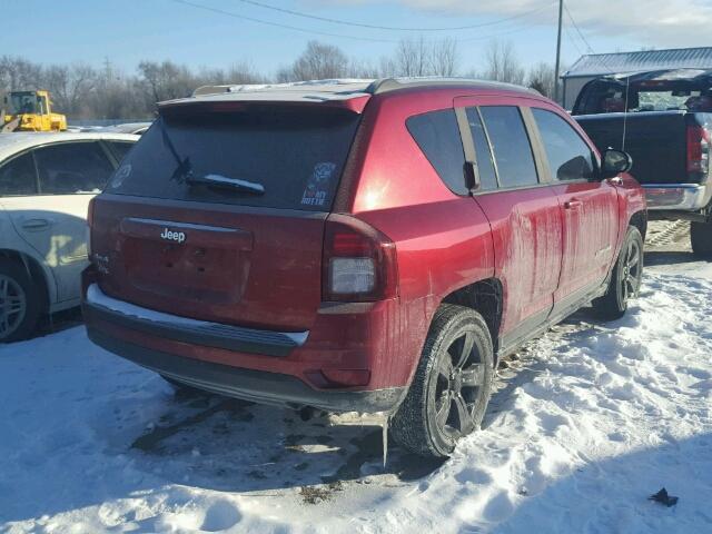 1C4NJDBB8FD108330 - 2015 JEEP COMPASS SP RED photo 4