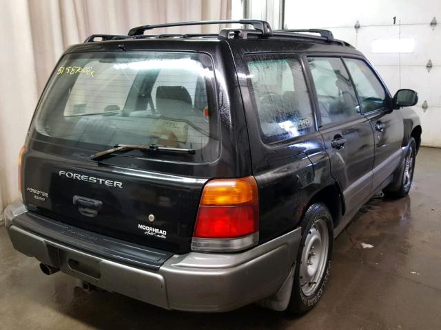 JF1SF6551WH700088 - 1998 SUBARU FORESTER S BLACK photo 4