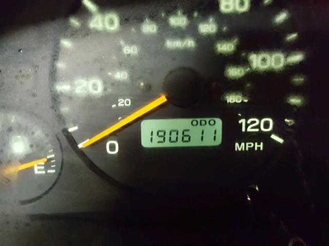 JF1SF6551WH700088 - 1998 SUBARU FORESTER S BLACK photo 8