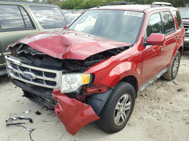 1FMCU04G59KA86590 - 2009 FORD ESCAPE LIM RED photo 2