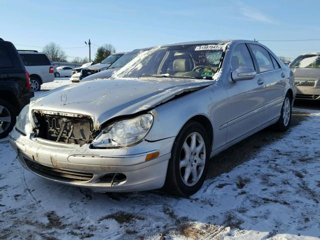 WDBNG84J16A476195 - 2006 MERCEDES-BENZ S 500 4MAT SILVER photo 2