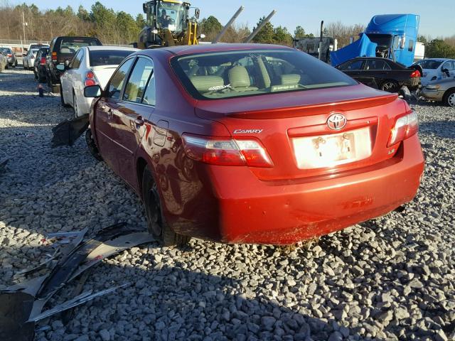 4T1BE46K19U378694 - 2009 TOYOTA CAMRY BASE RED photo 3