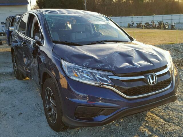 2HKRM3H42GH554240 - 2016 HONDA CR-V SE BLUE photo 1