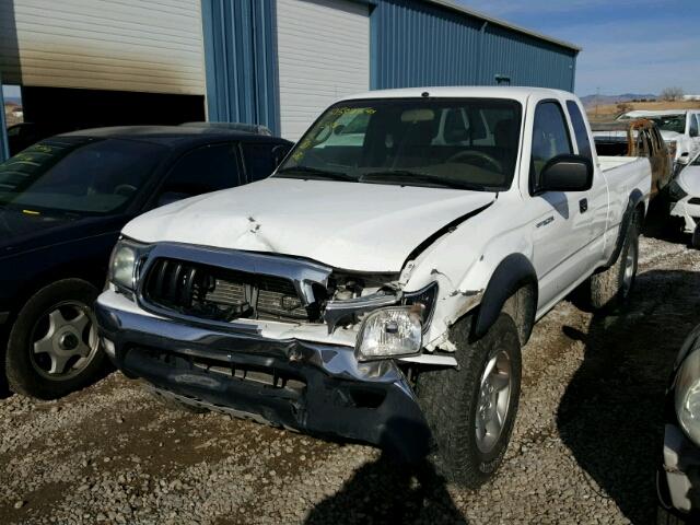 5TEWN72N94Z455853 - 2004 TOYOTA TACOMA XTR WHITE photo 2