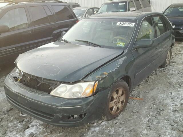 4T1BF28BXYU044757 - 2000 TOYOTA AVALON XL GREEN photo 2