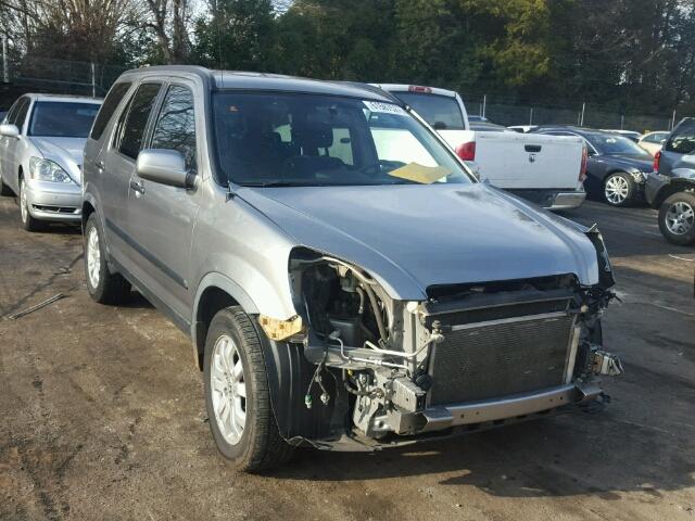 JHLRD68856C012728 - 2006 HONDA CR-V EX GRAY photo 1