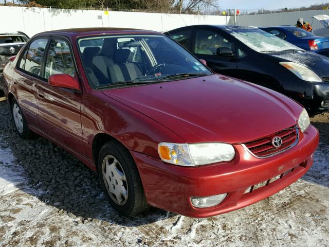 2T1BR12E52C575362 - 2002 TOYOTA COROLLA CE RED photo 1