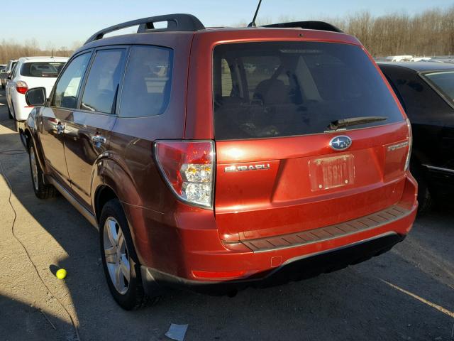 JF2SH63649H704612 - 2009 SUBARU FORESTER 2 MAROON photo 3