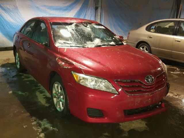 4T4BF3EK8BR087663 - 2011 TOYOTA CAMRY BASE RED photo 1