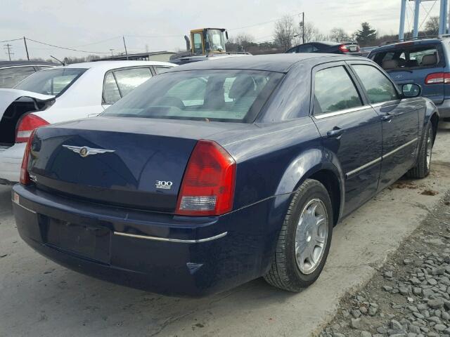 2C3KA53G16H104744 - 2006 CHRYSLER 300 TOURIN BLUE photo 4