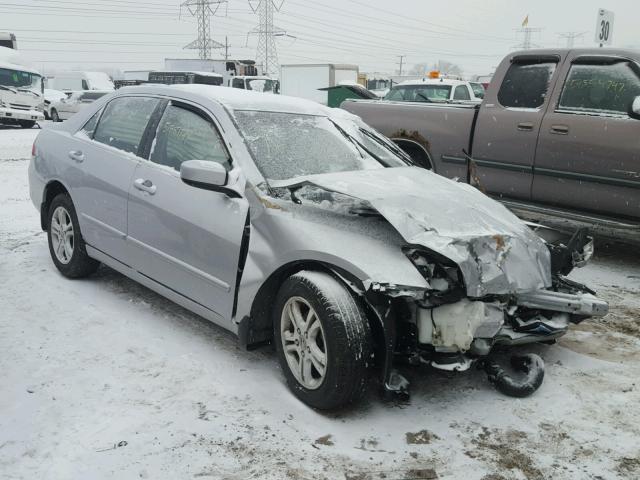 1HGCM56807A079283 - 2007 HONDA ACCORD EX SILVER photo 1