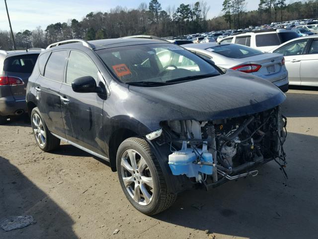 JN8AZ1MW5EW503613 - 2014 NISSAN MURANO S BLACK photo 1