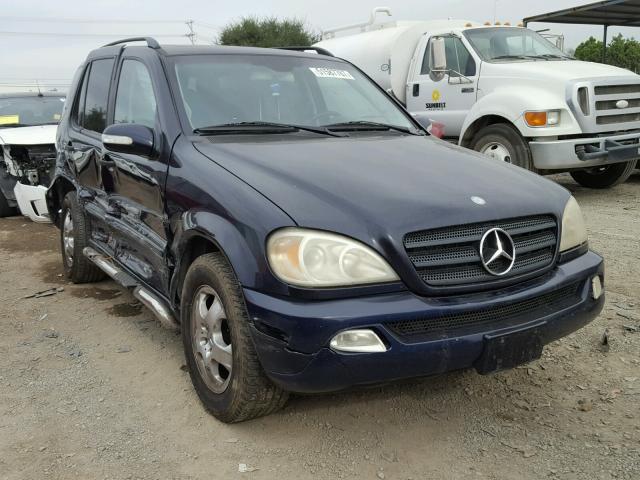 4JGAB57E44A464921 - 2004 MERCEDES-BENZ ML 350 BLUE photo 1