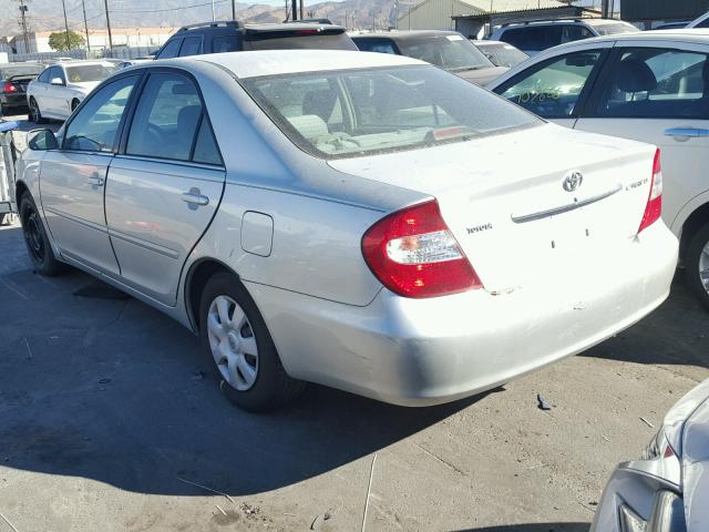 4T1BE32K03U707229 - 2003 TOYOTA CAMRY LE GRAY photo 3
