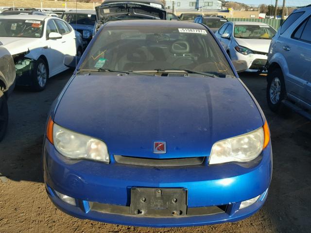 1G8AW12F34Z196649 - 2004 SATURN ION LEVEL BLUE photo 9