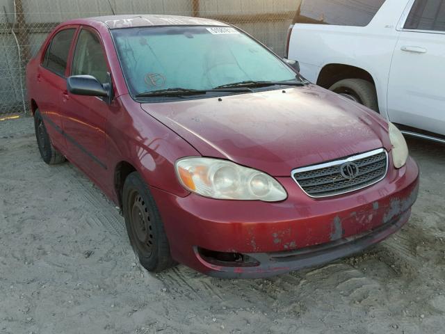 1NXBR32E85Z503571 - 2005 TOYOTA COROLLA CE RED photo 1