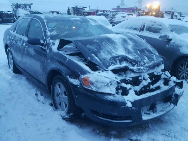 2G1WB5EK9A1107767 - 2010 CHEVROLET IMPALA LT BLUE photo 1