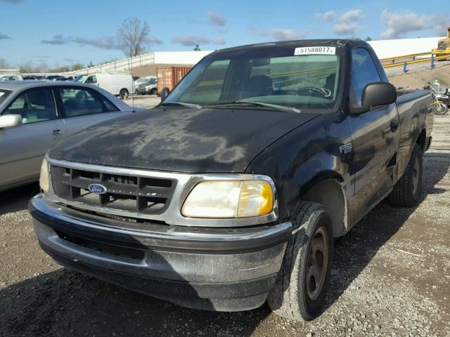 1FTZF1728WKA29410 - 1998 FORD F150 BLACK photo 2