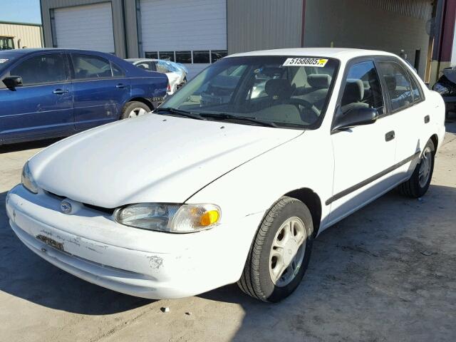 1Y1SK52852Z407244 - 2002 CHEVROLET GEO PRIZM 白色 照片 2