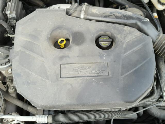 3FA6P0K92ER184808 - 2014 FORD FUSION TIT GRAY photo 7