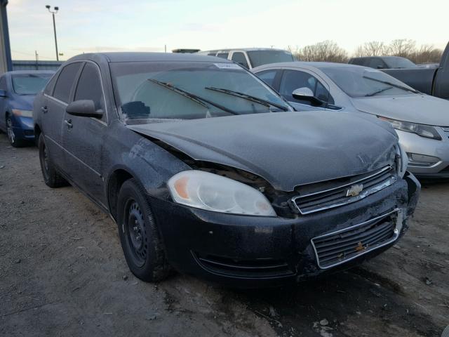 2G1WB58K581222890 - 2008 CHEVROLET IMPALA LS BLACK photo 1