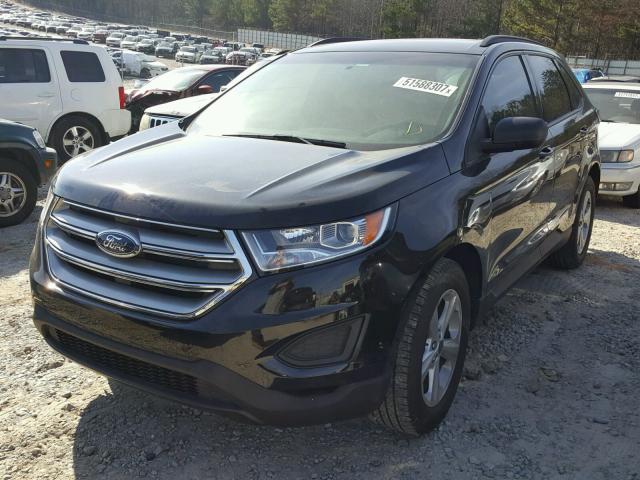 2FMPK3G90GBB47812 - 2016 FORD EDGE SE BLACK photo 2