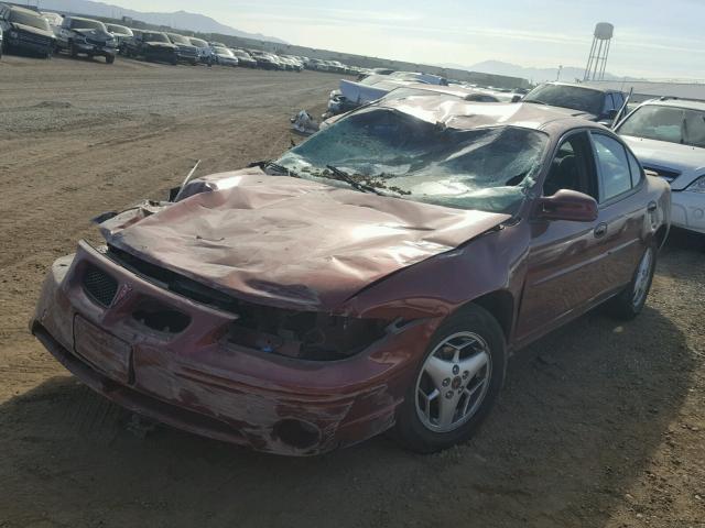 1G2WK52J83F132761 - 2003 PONTIAC GRAND PRIX MAROON photo 2