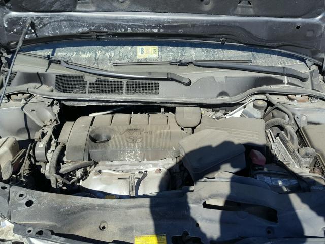 4T3BA3BB7AU010477 - 2010 TOYOTA VENZA BASE GRAY photo 7