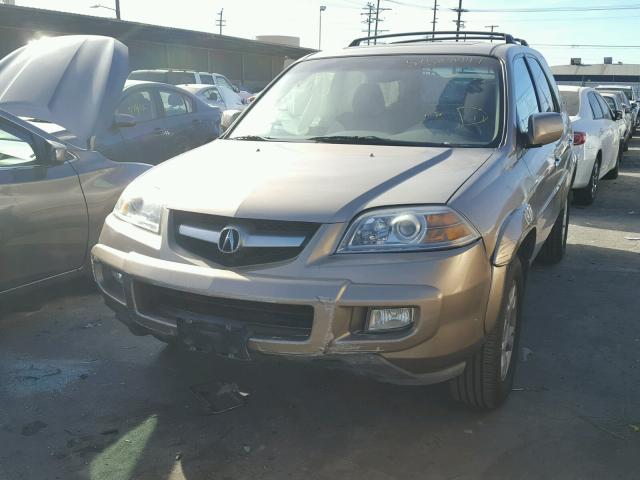 2HNYD18824H542591 - 2004 ACURA MDX TOURIN GOLD photo 2