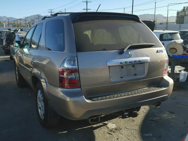 2HNYD18824H542591 - 2004 ACURA MDX TOURIN GOLD photo 3