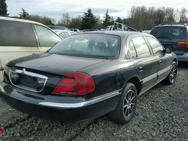 1LNHM97V61Y696021 - 2001 LINCOLN CONTINENTA BLACK photo 4