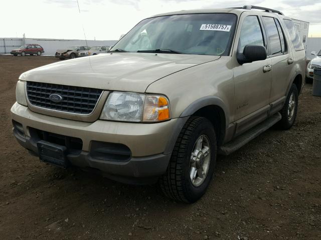 1FMZU73E92UC08557 - 2002 FORD EXPLORER X BEIGE photo 2