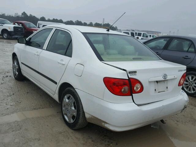 JTDBR32E370133029 - 2007 TOYOTA COROLLA CE WHITE photo 3