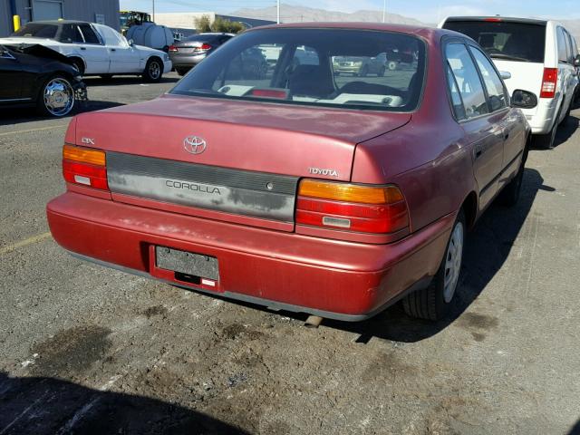 1NXAE09B7RZ167922 - 1994 TOYOTA COROLLA LE 红色 照片 4