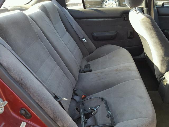 1NXAE09B7RZ167922 - 1994 TOYOTA COROLLA LE 红色 照片 6