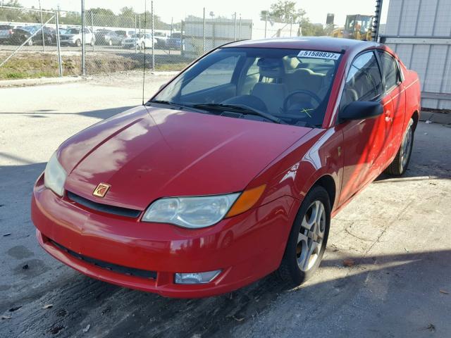 1G8AW14F44Z102338 - 2004 SATURN ION LEVEL RED photo 2