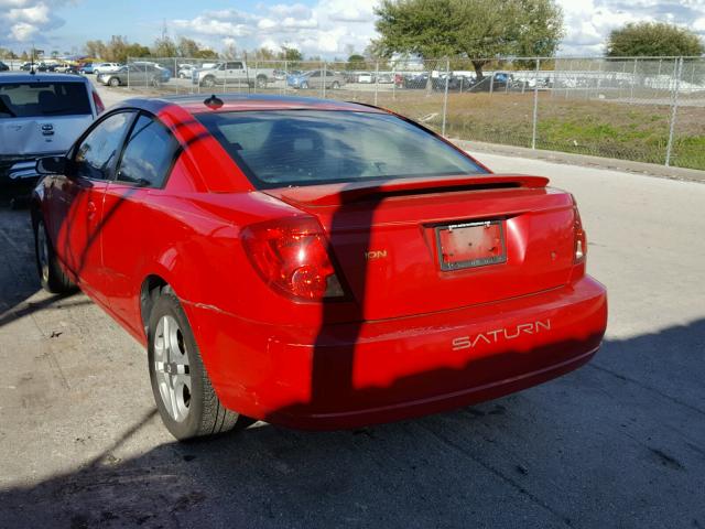 1G8AW14F44Z102338 - 2004 SATURN ION LEVEL RED photo 3