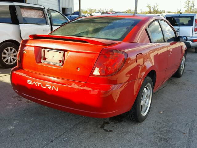 1G8AW14F44Z102338 - 2004 SATURN ION LEVEL RED photo 4